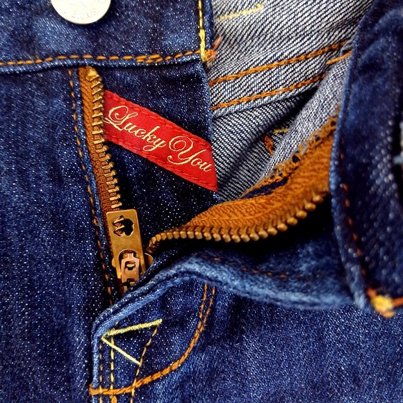 Lucky Brand Womens Sweet N Low Bootcut Jeans 33x29 Dark Wash Stretch Y2K Style - Picture 6 of 11